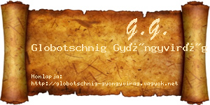 Globotschnig Gyöngyvirág névjegykártya